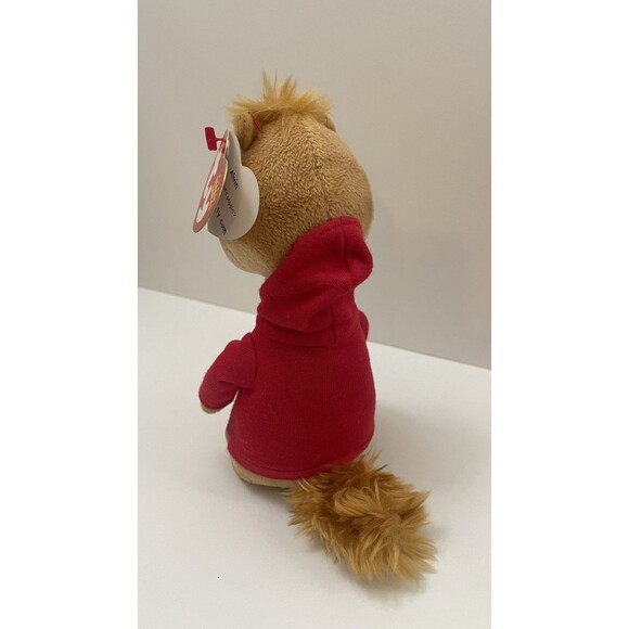 2011 TY Beanie Babies Alvin And The Chipmunks Movie Plush 7" With Original Tags - Picture 3 of 14